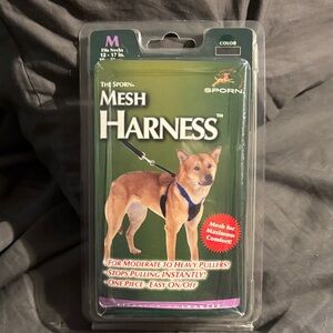 Mesh Dog Harness - Black